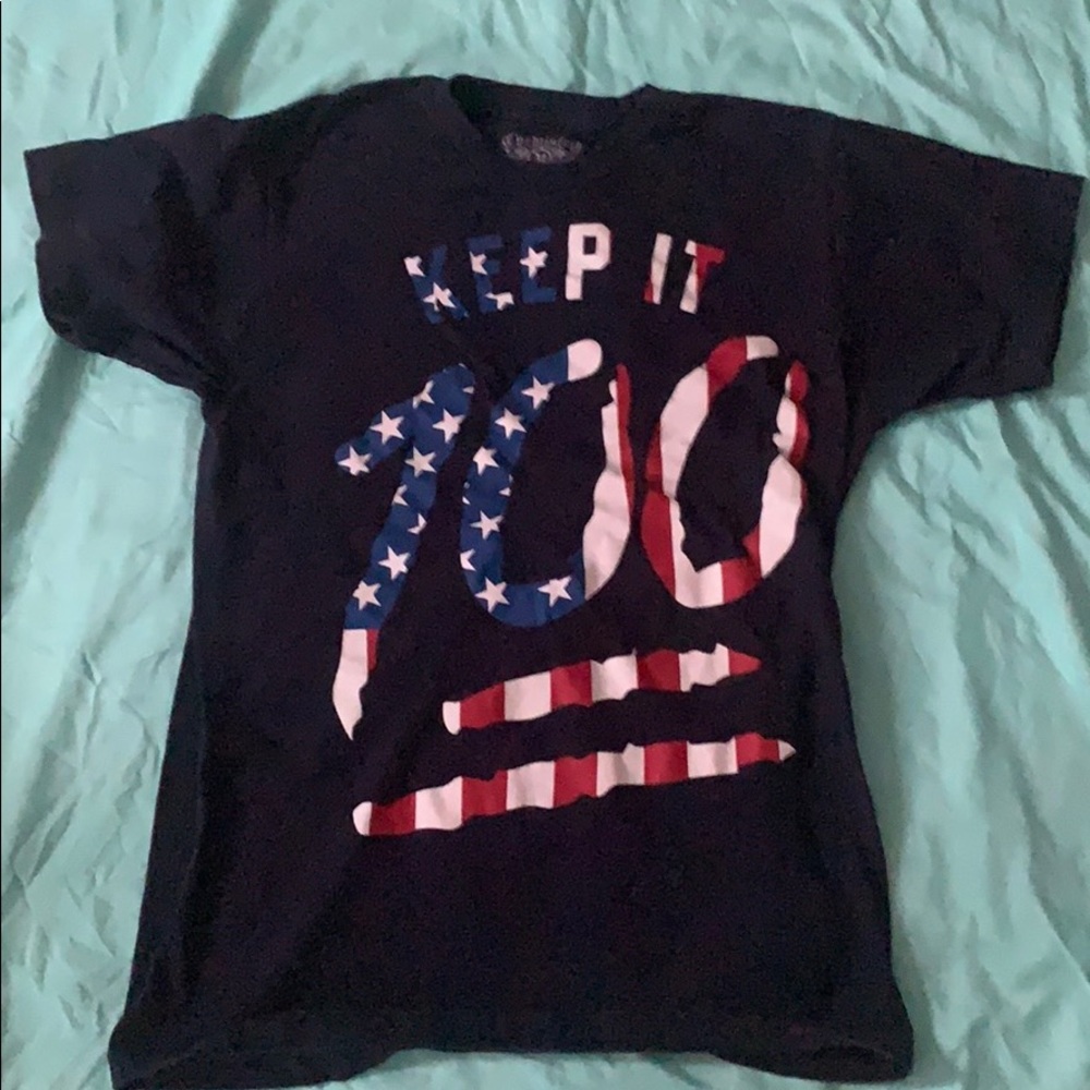 KEEP IT 💯, blue shirt : chemistry